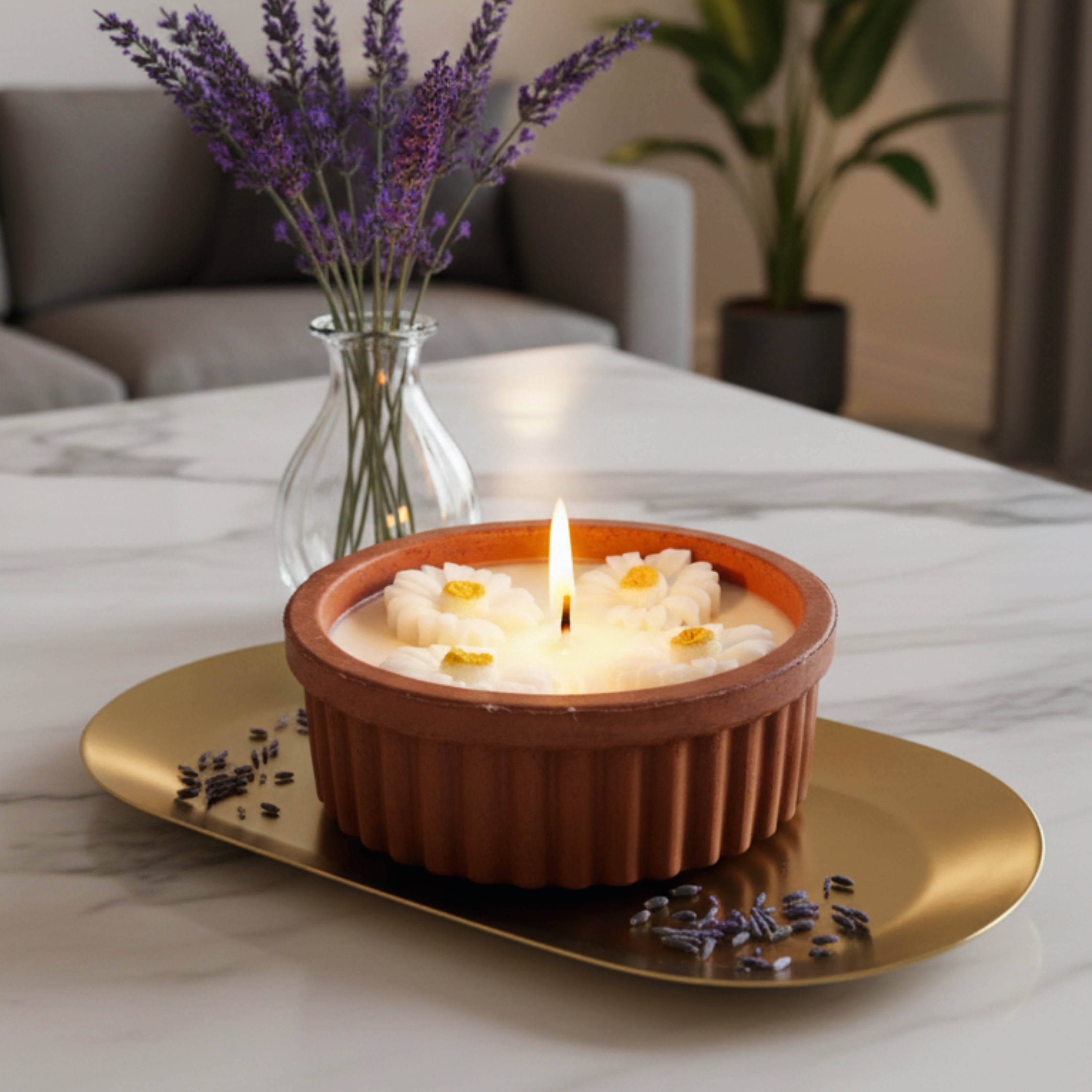Terracotta Candle