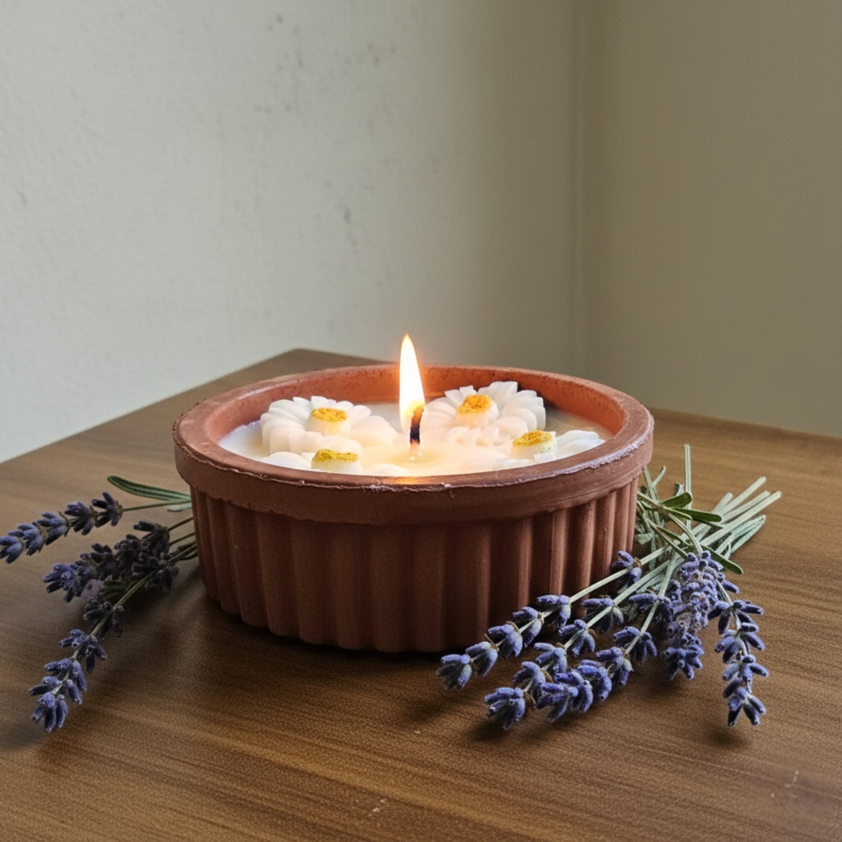 Terracotta Candle